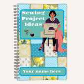 Nähen von Projekten SpiralNotebook Notizblock (Vorderseite)