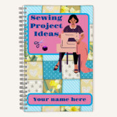Nähen von Projekten SpiralNotebook Notizblock (Vorderseite)