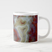 Nahen von Red Moss Agate Slab Jumbo-Tasse (Rechts)