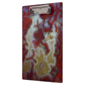 Nahen von Red Moss Agate Slab Klemmbrett (Links)