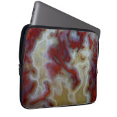 Nahen von Red Moss Agate Slab Laptopschutzhülle (Vorne Rechts)