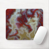 Nahen von Red Moss Agate Slab Mousepad (Mit Mouse)