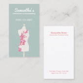 Nähen von Seamstress und Dressmaker Mannequin Visitenkarte (Vorne/Hinten)