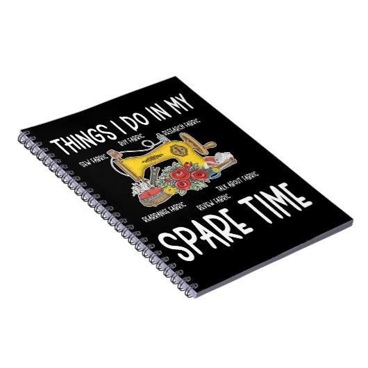 Nähen von Spaß Funny Quilting Zitat Notizblock (Rechte Seite)