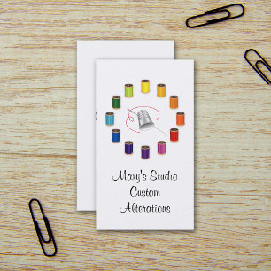 Nähen von Visitenkarten Visitenkarte