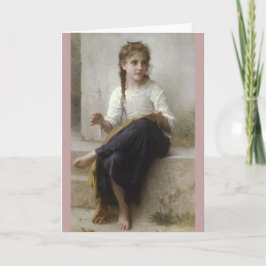 Nähen von William-Adolphe Bouguereau Karte
