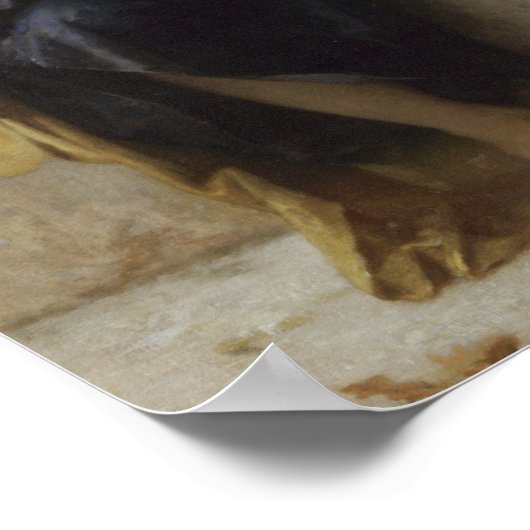 Nähen von William-Adolphe Bouguereau Poster (Ecke)