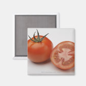 Nahen von zwei Tomaten Magnet (Vorderseite/Rückseite)