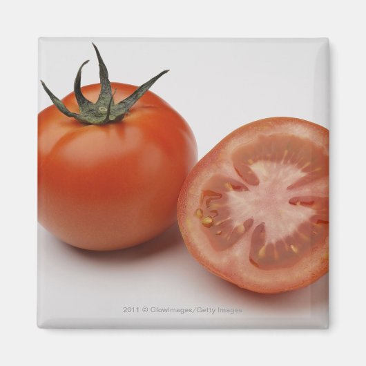 Nahen von zwei Tomaten Magnet (Vorne)