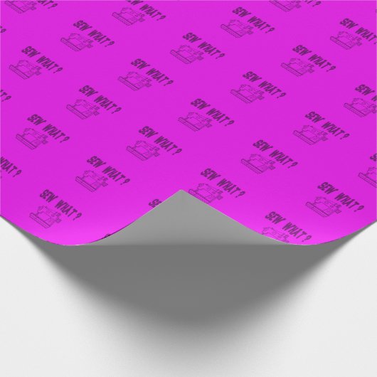 Nähen Was ? Geschenkpapier (Ecke)