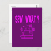 Nähen Was ? Postkarte (Vorne/Hinten)