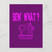 Nähen Was ? Postkarte (Vorderseite)