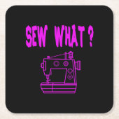 Nähen Was ? Rechteckiger Pappuntersetzer (Vorderseite)