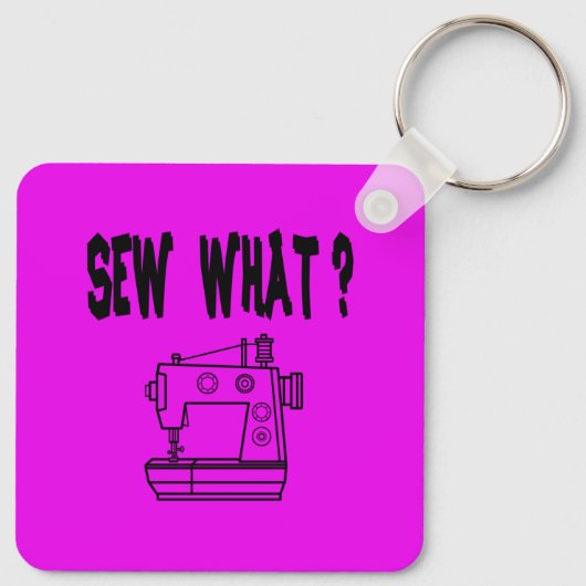 Nähen Was ? Schlüsselanhänger (Rückseite)