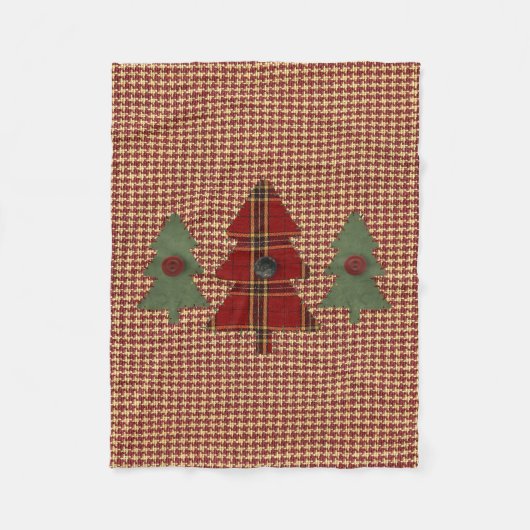 Nähen Weihnachtsbaum Fleece Blanket (Vorderseite)