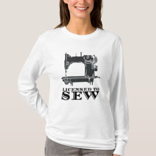 Nähen - zum Nähen lizenziert T-Shirt