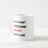 nähend, phantastisch kaffeetasse (Vorderseite Links)