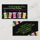 Nähende Buttonnäherin des kundenspezifischen Visitenkarte (Vorne/Hinten)