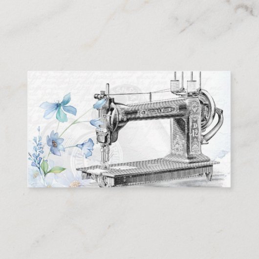 Nähende Geschäfts-Visitenkarten Visitenkarte (Rückseite)