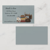 Nähende Handwerks-Visitenkarte Visitenkarte (Vorne/Hinten)