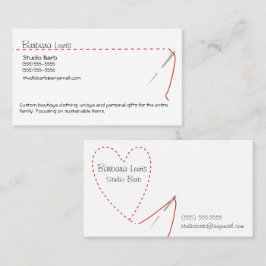 Nähende Handwerks-Visitenkarte Visitenkarte