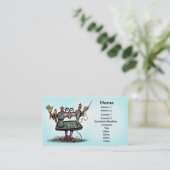 Nähende Karte (Stehend Vorderseite)