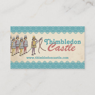 Nähende Muffenadelfadenarmee-Näherinkarte Visitenkarte