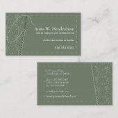 Nähende Nadel-Visitenkarte Visitenkarte (Vorne/Hinten)