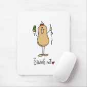 Nähende Nuss Mousepad (Mit Mouse)