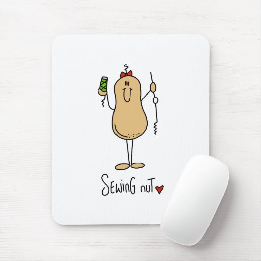 Nähende Nuss Mousepad (Mit Mouse)