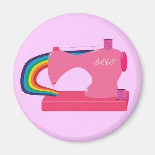 Nähende Regenbogen Magnet