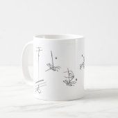 Nähende SchlüsselTasse Kaffeetasse (Vorderseite Links)