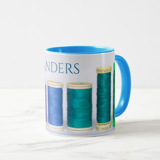 Nähende Tasse (VorderseiteRechts)