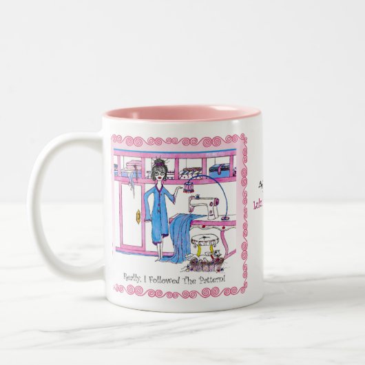 Nähende TASSE (Links)