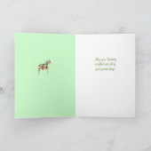 Nähende Thema-Geburtstags-Karte Karte (Innenseite)