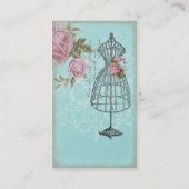 Nähende Thema-Visitenkarte Visitenkarte (Rückseite)