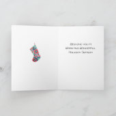 Nähende Thema-Weihnachtskarte Feiertagskarte (Innenseite)