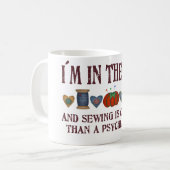 Nähende Therapie Kaffeetasse (Vorderseite Links)