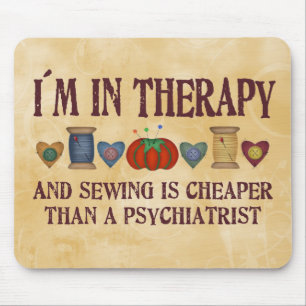 Nähende Therapie Mousepad
