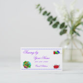 Nähende Visitenkarte (Stehend Vorderseite)