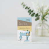 Nähende Visitenkarten des Nähmaschinegewebes Visitenkarte (Stehend Vorderseite)