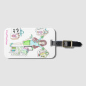 Nähender Käufer-Gepäckanhänger Gepäckanhänger (Vorderseite (Horizontal))