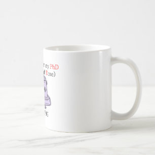Nähender PhD Kaffeetasse