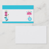 Nähender Visitenkarte-Entwurf Visitenkarte (Vorne/Hinten)