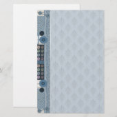 Nähendes Enthusiast-Briefpapier Briefpapier (Vorne/Hinten)