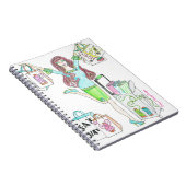 Nähendes Käufer-Anmerkungsbuch Notizblock (Rechte Seite)