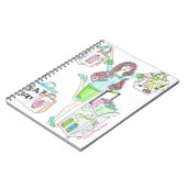 Nähendes Käufer-Anmerkungsbuch Notizblock (Linke Seite)