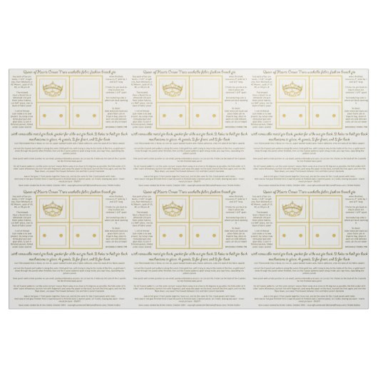 Nähendes Muster der Stoff (Fat Quarter (45,7 x 55,9 cm))