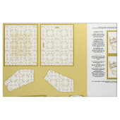 nähendes Muster der Tiarakrone macht Gewebe in Stoff (Fat Quarter (45,7 x 55,9 cm))