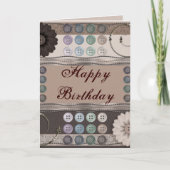 Nähenthusiast Karte (Vorderseite)